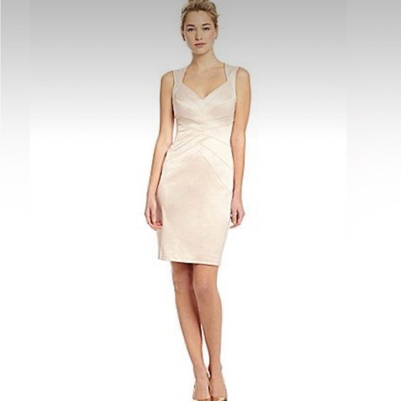 Gorgeous Blush Cream MIDI Dress Jessica Simpson - Picture 7 of 11